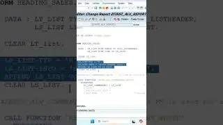 &Uuml;berschrift der ALV-Berichte #sapabap #abapdeveloper #abap #coding #sap #abaponhana