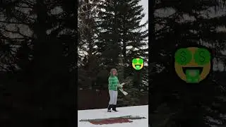🤹🏻 Unintentional Scissor/Claw Catches #3 🦞 Club Juggling in the Snow ❄️