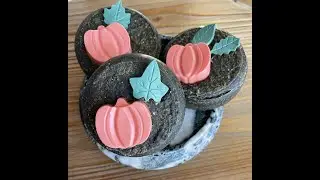 Pink Himalayan Salt + Pumpkin Puree + Activated Charcoal | CP Soap 🎃 💀 👻 🍁