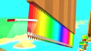 Flying Cut Game! Satisfying and Relaxing ASMR Slicing Video