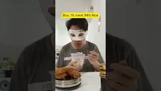 Girl Diet VS Boy Diet.  #riceman #food #riceislife