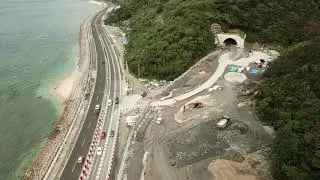 沖縄県名護市名護東道路　12月建設状況　その２