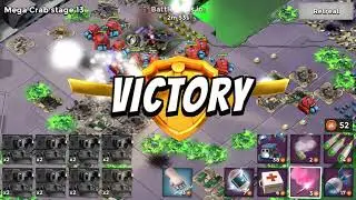 Boom beach (Mega crab stage 1-20)