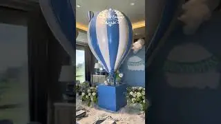 Magical Birthday Setup for Baby Boy | Event Styling by Unlimited Dreams #unlimiteddreams