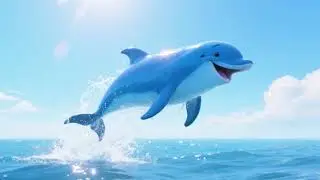 Penny the Dancing Dolphin 🐬💙 | Fun Ocean Dance Rhyme | Kids Nursery Song