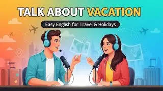 Talk About Vacation and Holidays A1 English Listening Easy Conversation  English Podcast #english