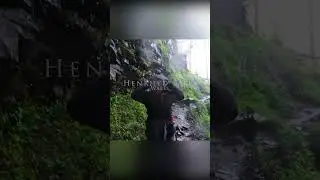 Behind the Henrhyd Falls - into the Batcave! #filmlocation #batmandarkknight #waterfall