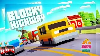 Blocky Highway Game with Dragger Bike Gameplay|| Rohit Gaming