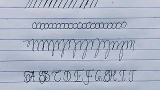 How to learn Beautiful handwriting Skills | Lettering in Cursive Fonts