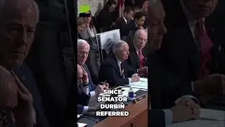 Durbin's Epstein Flight Logs: A Heated Exchange! #shorts