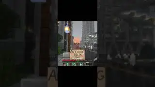 a homeless villager in minecraft