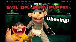 SML Merch Evil Dr  Jeffy puppet unboxing!