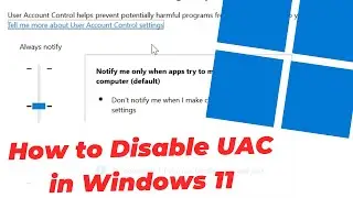 Как отключить UAC в Windows 11 (контроль учетных записей пользователей)