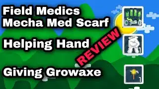 Growtopia Helping Hand, Giving Growaxe, Field Medics Mecha Med Scarf Review