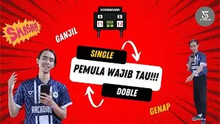 PERATURAN DASAR PERMAINAN BADMINTON SECARA SINGLE ATAU DOBLE DAN FUNGSI KOTAK LAPANGAN BADMINTON