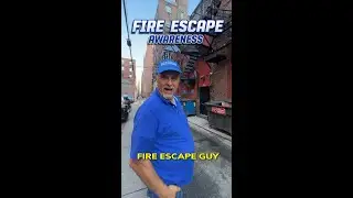 🔥 Fire Escape Inspection REQUIRED BY LAW Every 5 Years. Per IFC 1104.16.5.1 #FireEscapeInspection