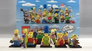 LEGO Minifigures The Simpsons Series Review 71005 (Complete!)