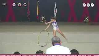 DANIELA ARAUJO AC4  ARO 2do lugar Club GYMNOS Campeonato Nacional de Gimnasia Rítmica 2025 