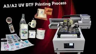 A2/A3 UV DTF Printer#uvdtfsticker #uvprinter #epson