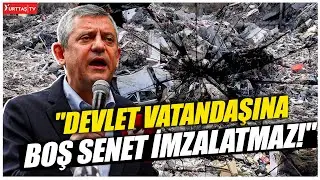 Özgür Özel Gaziantep'te depremde hayatını kaybedenler için anma programına katıldı!