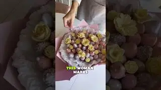 This Woman Is Making Money by turning fruits into edible bouquet #businessideas