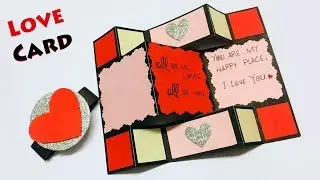 Love Greeting Card | Greeting Cards Latest Design Handmade | I Love You Card Ideas 2020 | #132