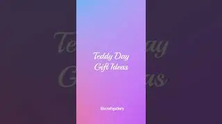 Teddy Day Gift Ideas💡| Valentine's Day Gift Ideas #valentineday #giftsforher #teddyday #giftforhim