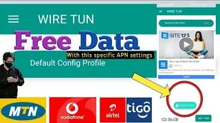 Free data with wire tun VPN || Get more data with this specific APN settings 🧿♨️💯
