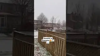 Uber eats in snowfall ❄️☃️🇨🇦 | #ubereats #Shorts #asmr