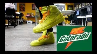 Jordan 1 Gatorade Lemon Lime Review & On Feet!
