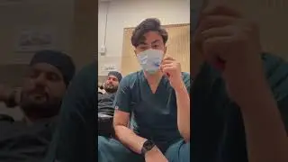{ gap shap with my fans in break time at hospital ( insta live ) #20hrscallday }