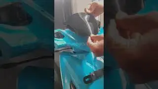Pasang Visor Beat Karbu Simple