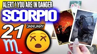 Scorpio ♏❌ALERT❗YOU ARE IN DANGER😰 horoscope for today JANUARY 21 2026 ♏ #scorpio tarot JANUARY