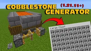 Improved Cobblestone Generator Design | Minecraft 1.21.10+