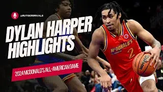 Dylan Harper McDonald's All-American Game Highlights -- #Rutgers Scarlet Knights Basketball