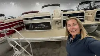 Used Entertainment Pontoon in Nisswa, MN! 2014 Bennington 2575 RCW with Changing Booth!