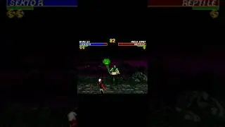 Reptile 4 Funny 😂🤣 #fatalitycrack #segamegadrive #mortalkombattrilogy