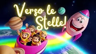 🚀 &ldquo;Verso le Stelle!&rdquo; 🌟 | Canzone Spaziale per Bambini | Viaggio nel Sistema Solare in 3D Cartoon