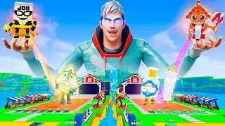 I Hosted ADMIN ABUSE in FRUITS vs BRAINROTS (Fortnite)
