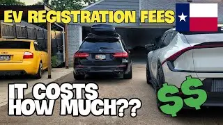 EV vs gas (ICE) registration fee comparison: How much it costs to register an EV in Texas