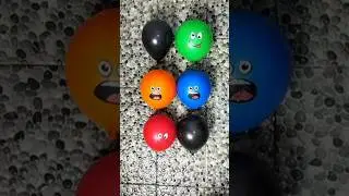 Can you guess which emoji balloon will burst the loudest? 😲💥 #balloon #asmr #satisfying