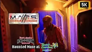 M.A.R.S. Walkthrough POV [5K] Busch Gardens Tampa HOWL O SCREAM