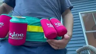 Igloo 90s Retro Collection Fanny Pack Portable Cooler Review, awesome and the life of the party!