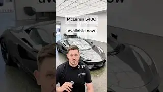 New in stock: 2019 McLaren 540C. 540hp, 0&ndash;100 in 3.5s, carbon chassis, dihedral doors #McLaren #540C