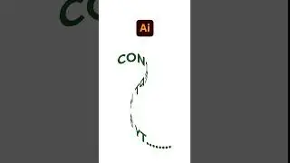 Unique Text Hack In Illustrator💢 #hack #unique #ytshort #youtubeshorts #1000subscribers #like #share
