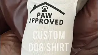 Custom Dog T Shirt for Dog Lovers 🐶💗👚#dog #dogclothes #personalizeddogshirt