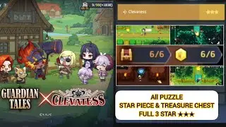All Puzzle & Treasure Chest Story Guardian Tales x Clevatess