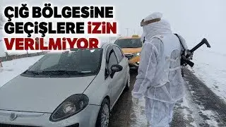 Çığ Faciasının Yaşandığı Van-Bahçesaray Yolunda Araç Girişini İzin Verilmiyor