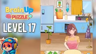 Brain Up Drama Puzzle &ndash; Level 17 gather all the ingredients for the hamburger Walkthrough Solutions