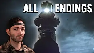 I Played All 3 Endings Of This Creepy Game! - The Lightkeeper